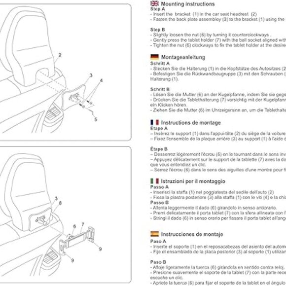 TWO x Car Tablet Holders (Volvo and other model compatable) - Picture 8 of 9